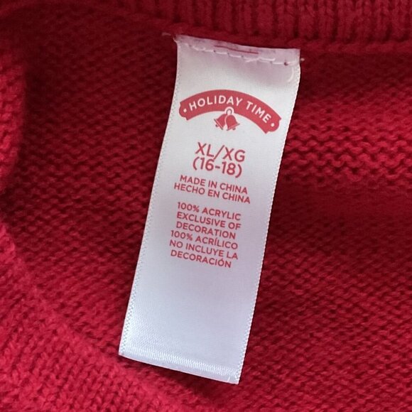 FA LA LA LA LA REINDEER UGLY HOLIDAY TIME SWEATER - Picture 9 of 9